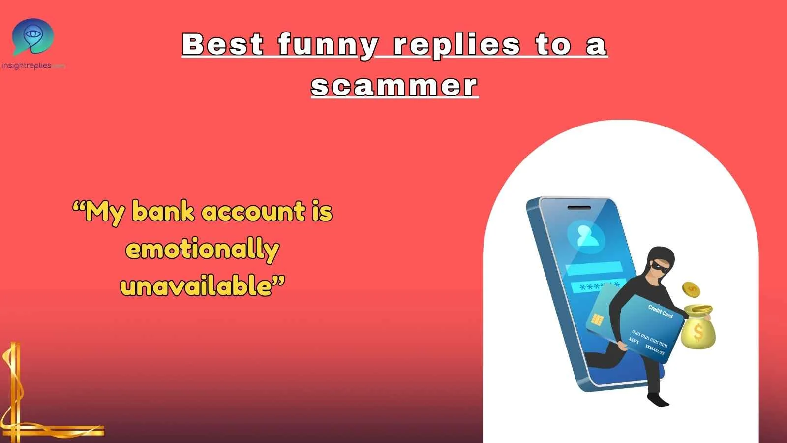 Best funny replies to a scammer