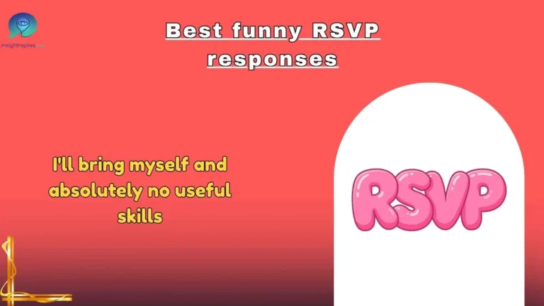 Best funny RSVP responses