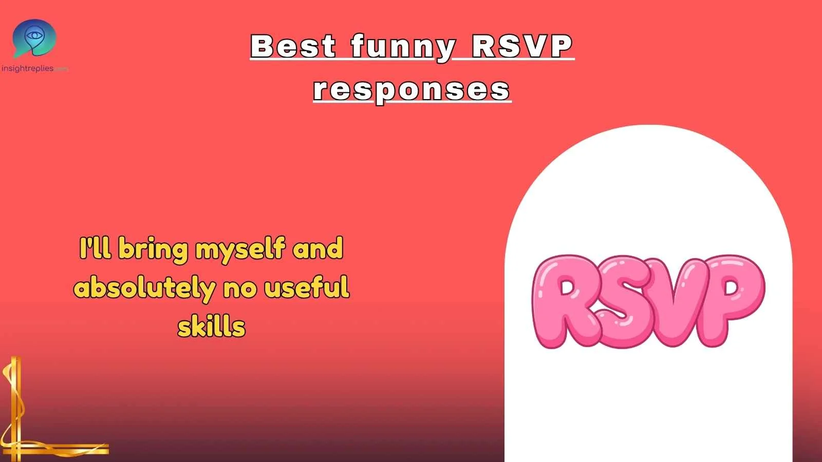 Best funny RSVP responses
