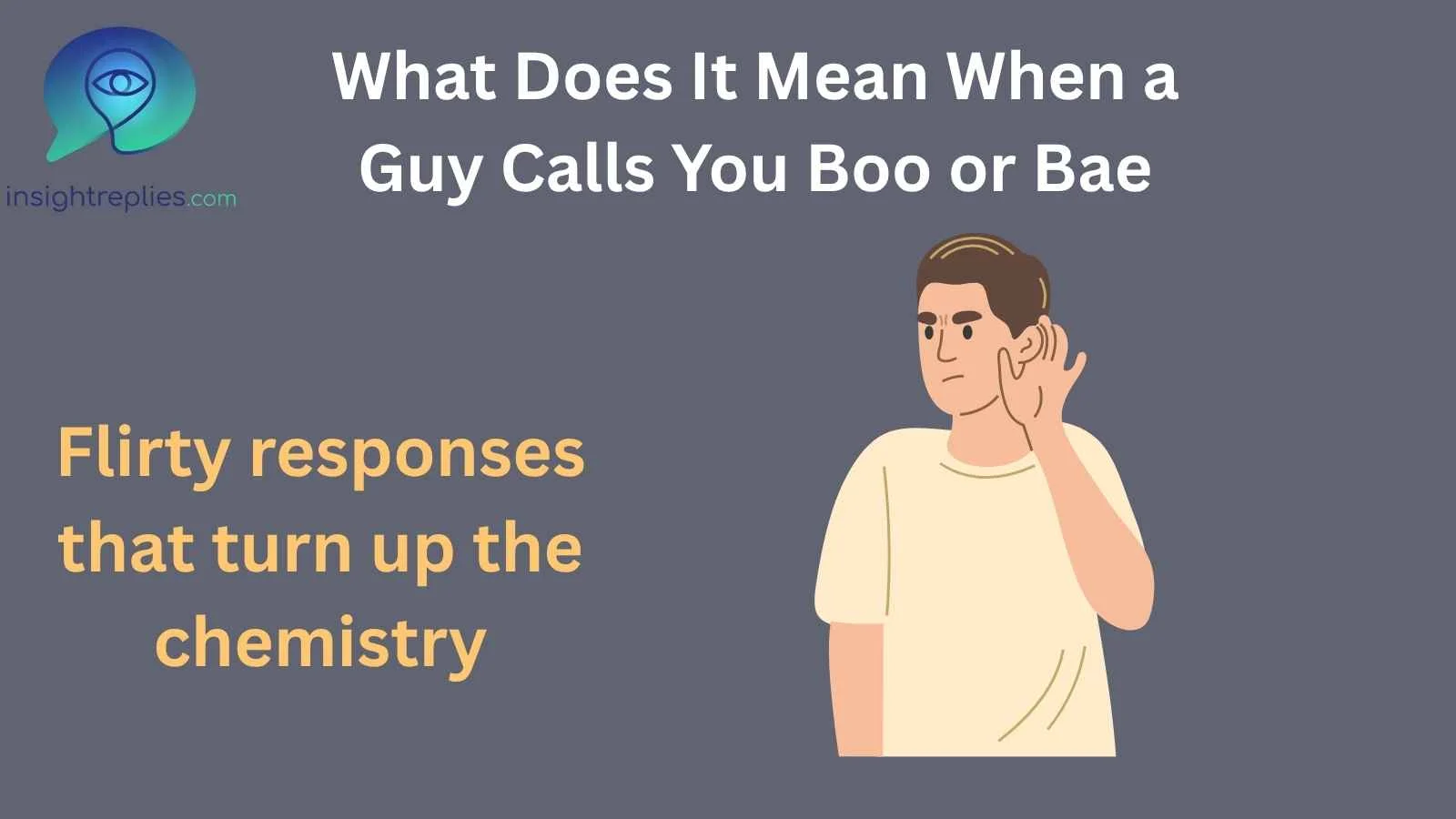 What Does It Mean When a Guy Calls You Boo or Bae